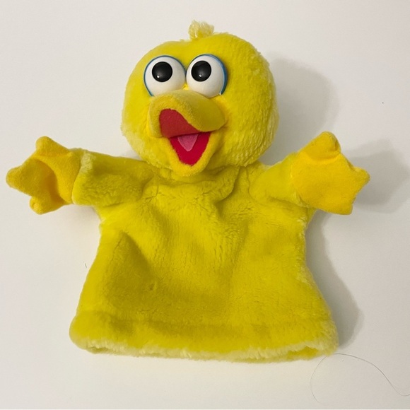 Vintage 1996 Jim Henson Sesame Street Big Bird 8" Hand Puppet Plush Tyco - Picture 16 of 16